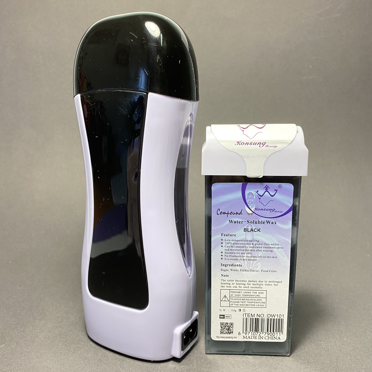 Набір для депіляції касетний воскоплав чорний і касета воску