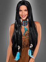 Женский карнавальный индийский парик длинный
