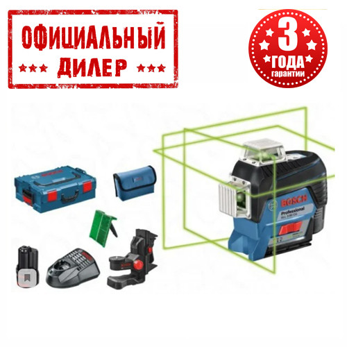 Лазерний нівелір Bosch GLL 3-80 CG + BM1