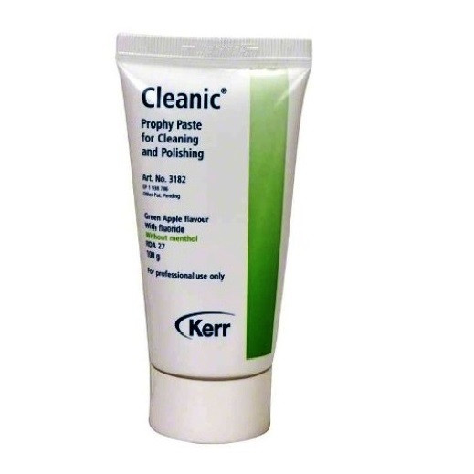 Паста Клінік смак зелене яблуко з фтором тюбик 100 г ( паста CLEANIC Kerr) 3182, фото 1