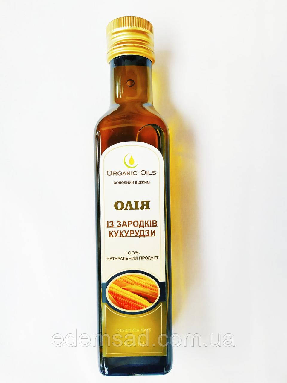 Олія із зародків кукурудзи Organic Oils, 250 мл