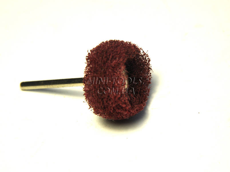 Scotch-Brite для бормашини Ø24х10 (мм) Темно-бордовий 500Grit, фото 3