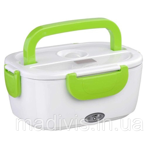 Ланчбокс із підігрівом від мережі 220V — Electric lunch box САЛАТОВИЙ