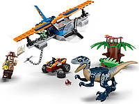 Lego Jurassic World Велоцираптор спасение на биплане 75942