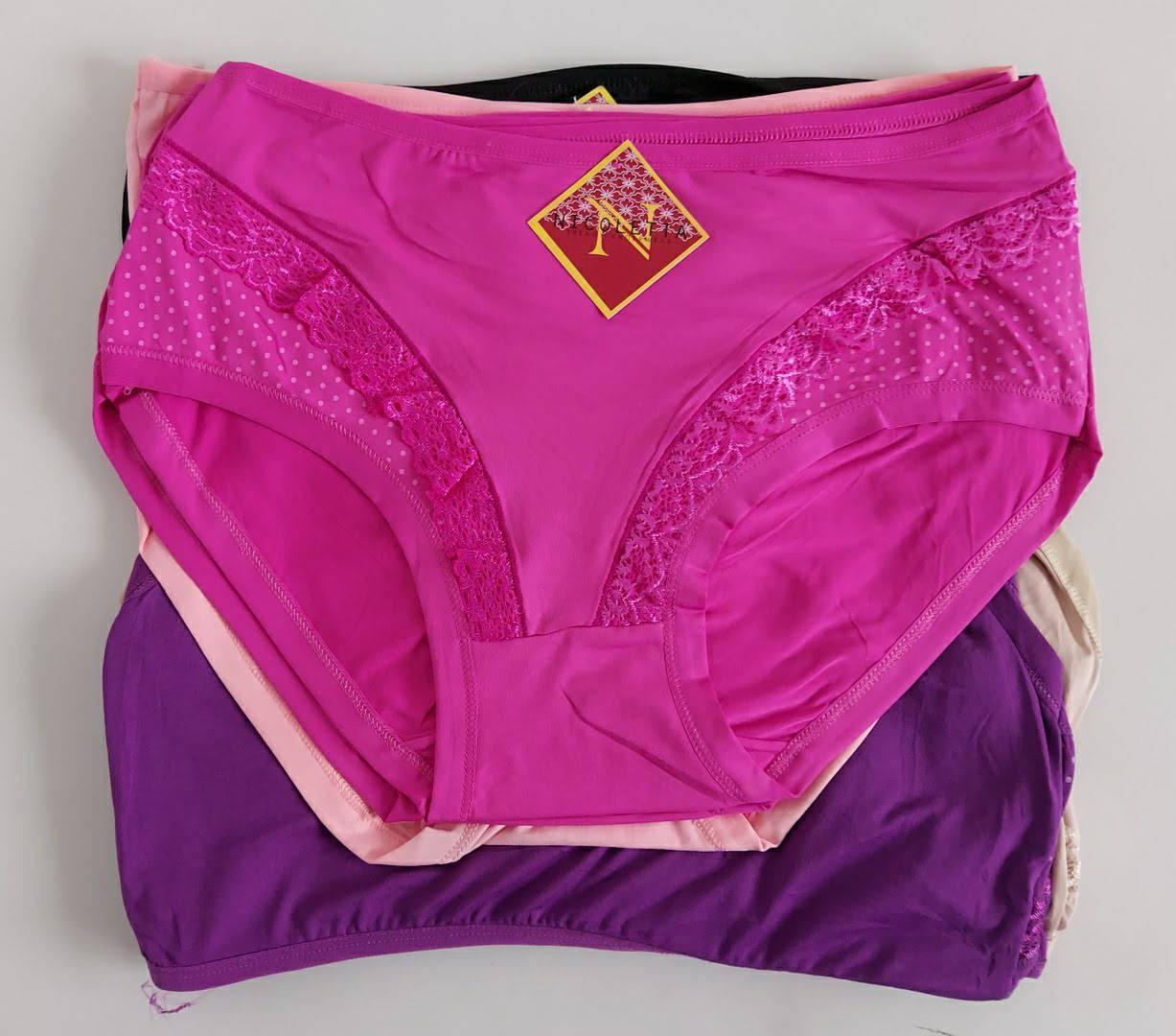 Бамбукові жіночі труси з високою посадкою (10 шт), фото 1