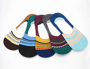 Комплект кольорових шкарпеток-слідів (5 пар)