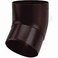 Колено 67° Galeco PVC 130/80 коліно 67° труби водостічної SP080-_-KO067-G Темно-коричневый
