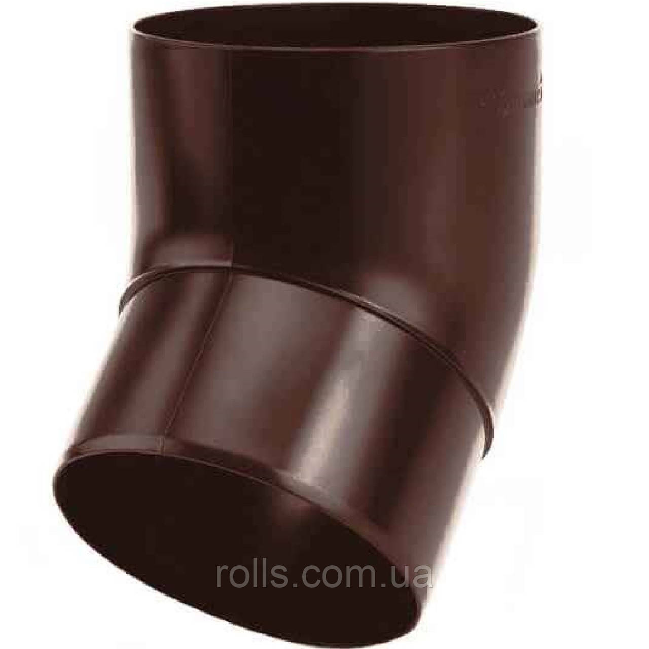 Колено 67° Galeco PVC 130/80 коліно 67° труби водостічної SP080-_-KO067-G Шоколадно-коричневий