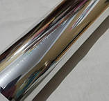 Термотрансферна плівка для термодруку Дзеркальна Срібло 10х25см, фото 2