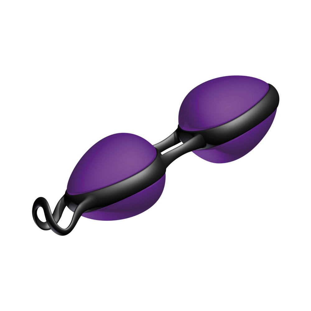 Вагінальні кульки зі зміщеним центром ваги Joyballs Secret, purple/black