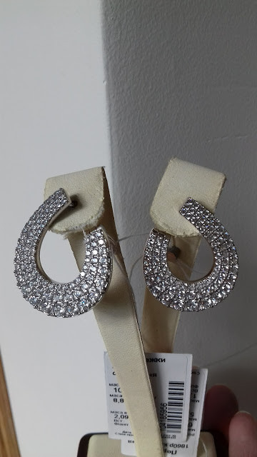 Вечірні срібні сережки "Герцогиня", фото 1