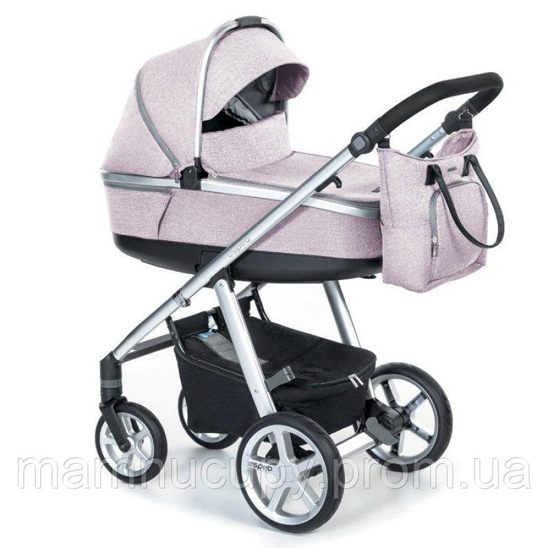 Детская универсальная коляска 2 в 1 Espiro 2.1 Next Melange 2020 08 Pink Walk