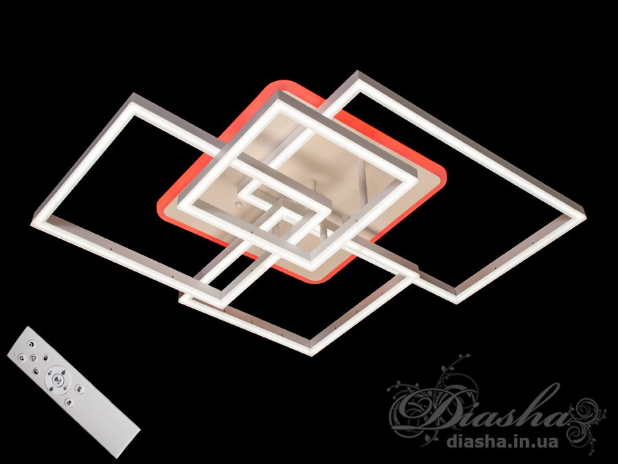 Люстри світлодіодні Diasha A9040/4WH LED 3color dimmer, фото 1