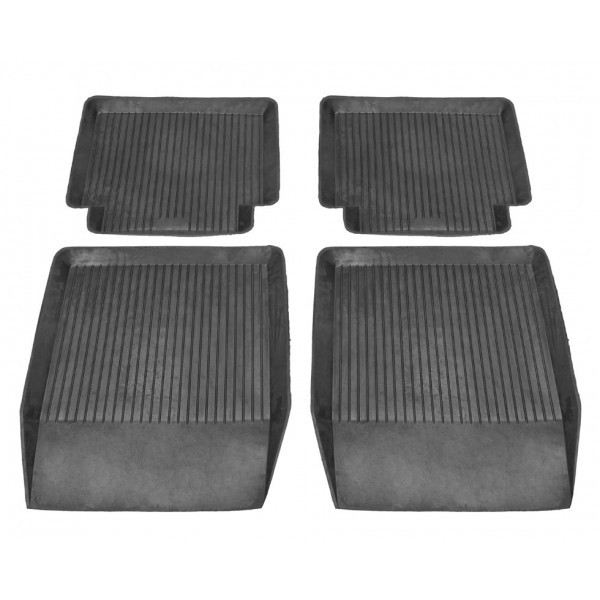 Коврики в салон резиновые ВАЗ 2101/2102/2103/2104/2105/2106/2107 (4шт) "Дубно", фото 1