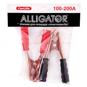 Клеми до проводів прикурювача 100А-200А 0.2 кг (2шт) Сarlife CP625