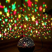 Обертовий нічник-проектор USB "Зоряне небо" Star Master Dream, фото 4