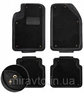 Килимки в салон Elegant EL 215013 All Seasons 4 шт чорні
