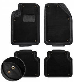 Килимки в салон Elegant EL 215013 All Seasons 4 шт чорні