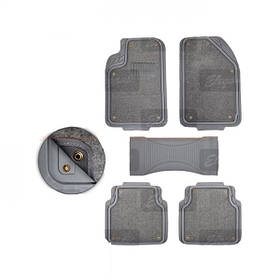 Килимки в салон Elegant EL 215017 All Seasons 5 шт сірі