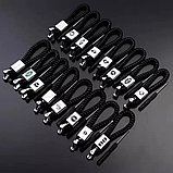 Брелок Mazda для автомобільних ключів Еко шкіра косичка, фото 3