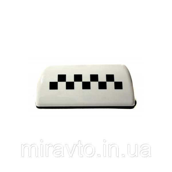 Фішка таксі на магніті біла