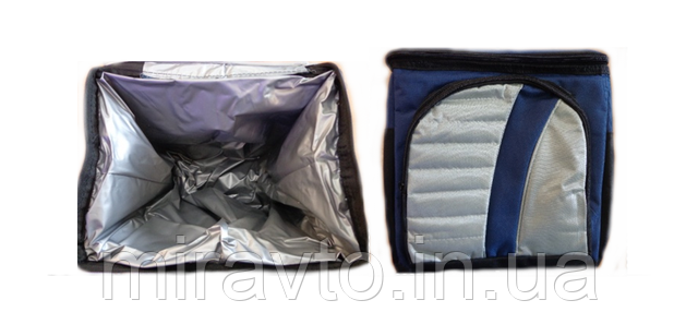 Сумка Холодильник - Термосумка 12л 2 відділу, Нейлон Cooling Bag 377-C (17х25х26), фото 1
