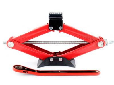 Домкрат механічний ромб 1,5 т. з трещеткой Carlife SJ226 гумова подушка, фото 1