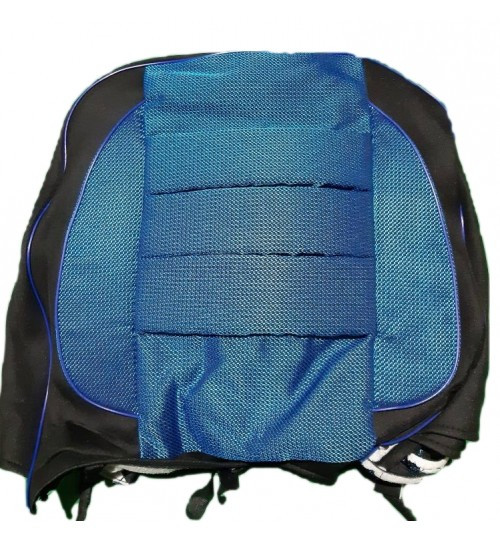 Чохли сидінь "Пілот" ВАЗ 2103 тканинні чорно-сині, фото 1