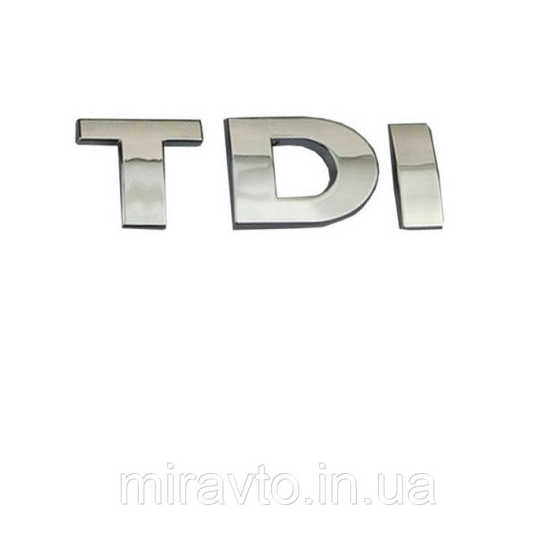 Емблема на багажник TDI на скотчі