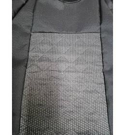 Майка сидіння передня (2шт) чорно-сіра закрита MAX