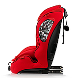 Дитяче Автокрісло до 1-12р./36кг HEYNER 9-36 КГ MULTIRELAX AERO FIX RACING RED 798 130, фото 3