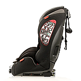Дитяче Автокрісло до 1-12р./36кг HEYNER 9-36 КГ MULTIRELAX AERO FIX PANTERA BLACK 798 110, фото 3
