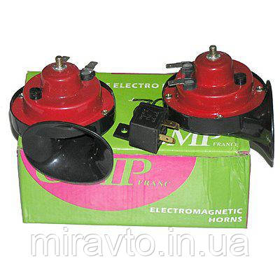 Сигнал звуковой 12v Улитка 2 контакта GMP 60-BO, фото 1