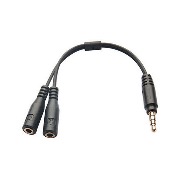 Перехідник Alitek для підключення мікрофона з 3pin 3,5 мм джек до смартфону, планшету -Refurbished