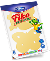 Сыр Gouda Fiko i przyaciele Polmlek нарезанный , 150 гр