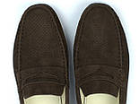 Коричневі жіночі замшеві мокасини чоловіче взуття великих розмірів Rosso Avangard ETHEREAL Arena BroNubPerfBS, фото 10