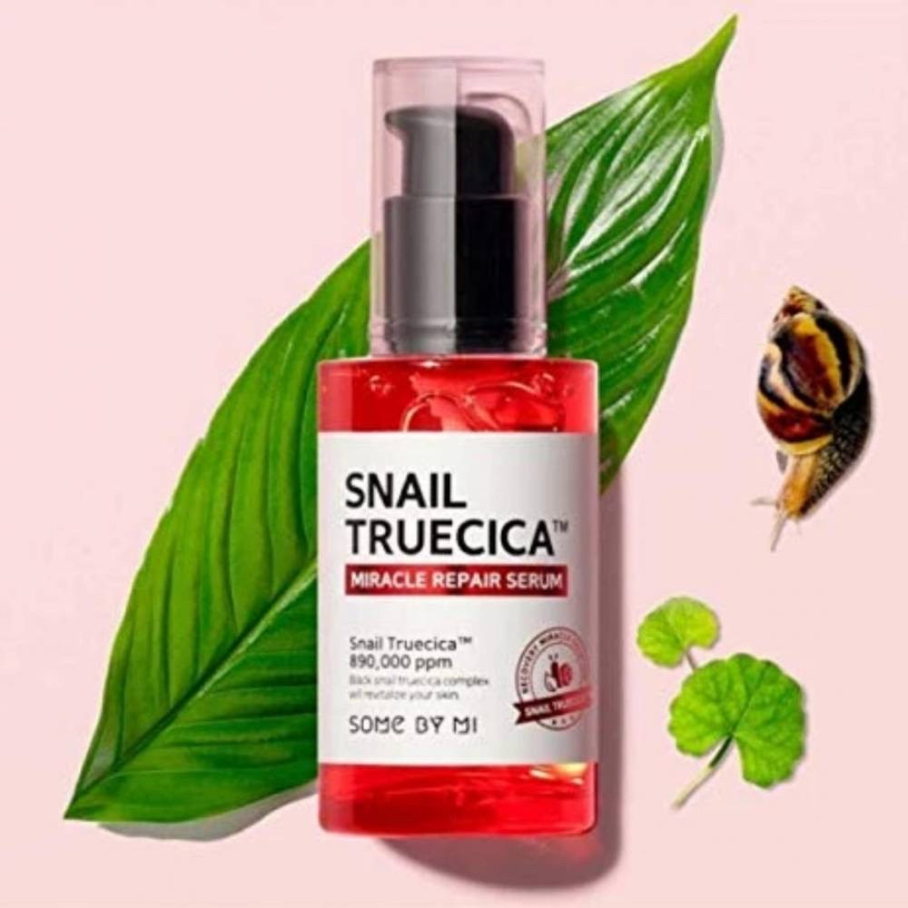 Відновлювальна сироватка з муцином чорного равлика та центелою Some By Mi Snail Truecica Miracle Repair Serum