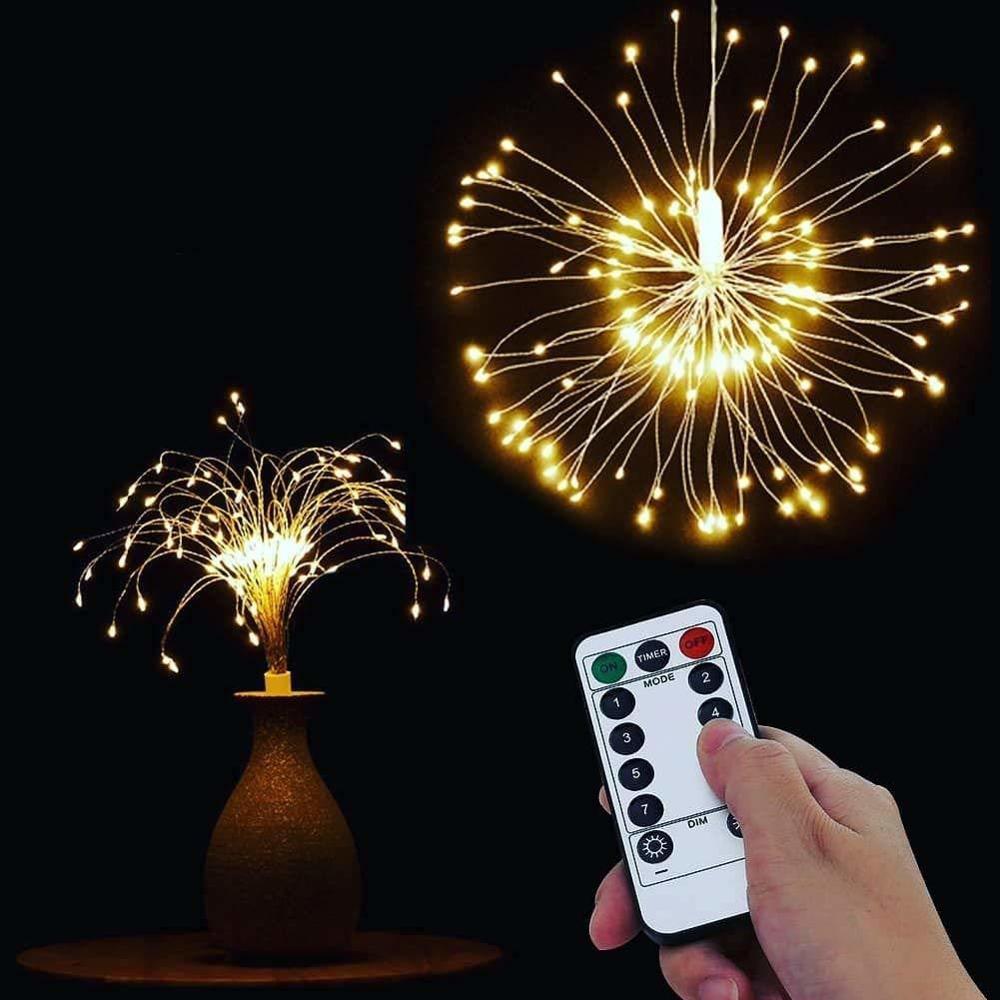 Світлодіодна гірлянда вулична "Феєрверк" Firework 90 LED 4АА