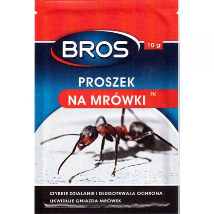 Bros / Брос засіб від мурах (Mrowkofon), 10 г — інсектицидний порошок, фото 2