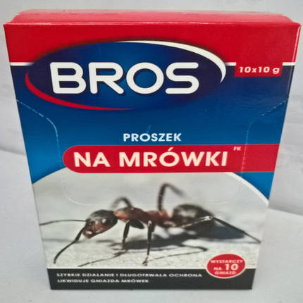 Bros / Брос засіб від мурах (Mrowkofon), 10 г — інсектицидний порошок, фото 2