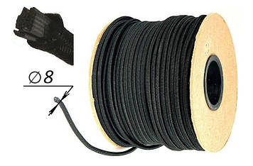 Шнур гумка тенту, еластичний (еспандер) Ø 8 мм (Польща) на метраж