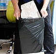 Кур'єрський пакет чорний 500х550 + 40 клапан, фото 5