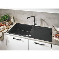 Чорна гранітна мийка Grohe EX Sink 31645AP0 серія K500 10050