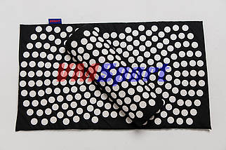 Аплікатор Кузнєцова килимок і подушка (валик) Масажний масажер для спини/ніг набір VMSport (vms-021), фото 3