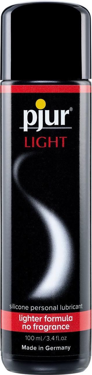 Силіконова змазка pjur Light 100 мл сама рідка, 2-в-1 для сексу і масажу