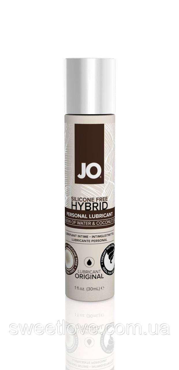 Крем-мастило з кокосовим маслом System JO Silicone Free Hybrid ORIGINAL (30 мл) біла