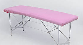 Одноразовий чохол на кушетку 0,8 м * 2.1м Panni Mlada , рожевий