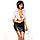 Еротичний костюм вчительки "Сувора Ніколетта" XS/S, спідниця, блузка, фото 3