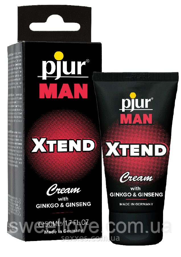 Крем для збільшення пеніса стимулюючий pjur MAN Xtend Cream) 50 ml, з екстрактом гінкго та женьшеню