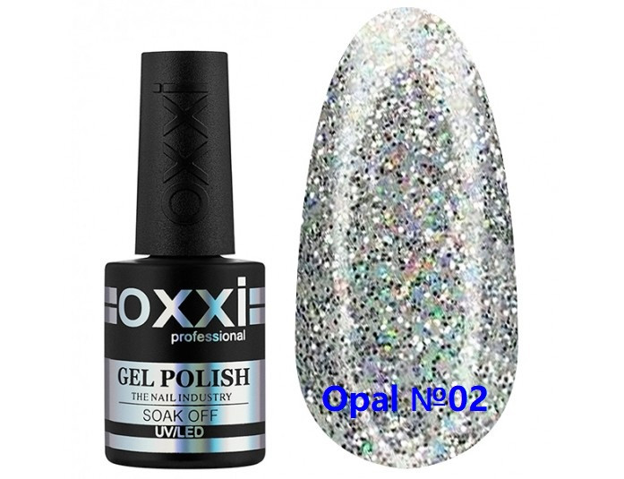 Гель-лак OXXI Professional, Opal No02 із шимером